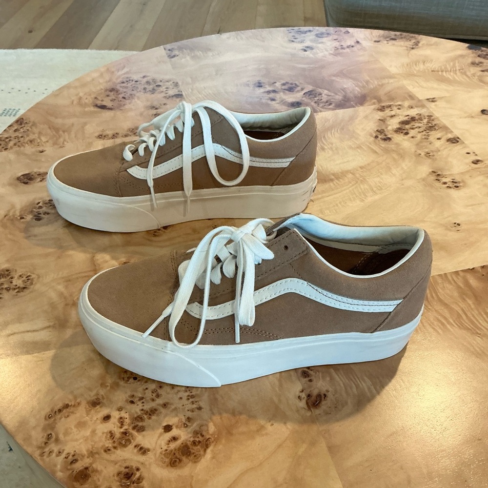 Vans Old Skool Stackform Soft Suede platform sneaker